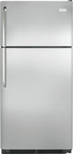 Load image into Gallery viewer, Frigidaire 18 cf Top Freezer Refrigerator in Stainless Steel

