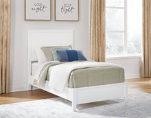 Load image into Gallery viewer, Binterglen Twin Panel Bed with Mirrored Dresser and Nightstand
