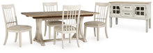 Load image into Gallery viewer, Shaybrock Dining Table and 4 Chairs with Storage
