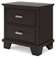 Covetown Queen Panel Bed with Mirrored Dresser, Chest and Nightstand