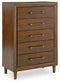 Lyncott King Upholstered Bed with Mirrored Dresser, Chest and Nightstand
