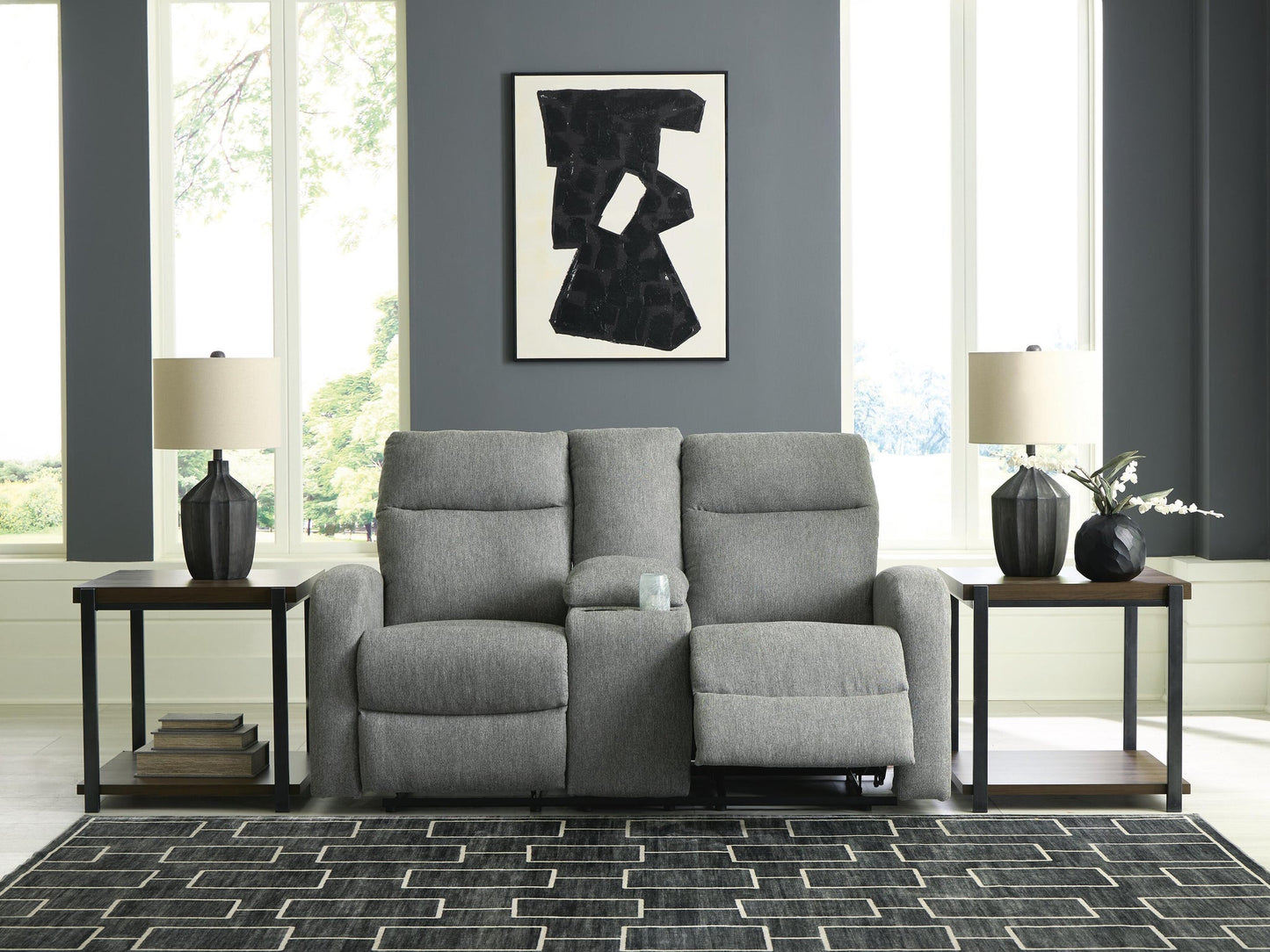 Gauntlet DBL Rec Loveseat w/Console