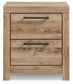 Hyanna King Panel Storage Bed, Dresser, Mirror and Nightstand