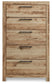 Hyanna King Panel Headboard, Dresser, Mirror, Chest and Nightstand