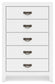 Binterglen Full Panel Bed, Dresser, Mirror, Chest and Nightstand