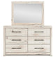 Lawroy King Panel Bed, Dresser, Mirror and Nightstand
