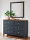 Landocken Queen Panel Headboard, Dresser and Mirror