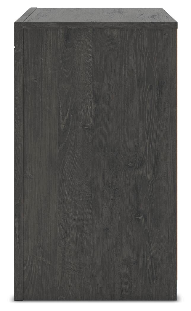 Fraluna King Panel Bed, Dresser, Mirror, Chest and Nightstand