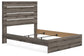 Graystorm Queen Panel Bed, Dresser and Mirror