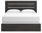 Hollivern King Panel Bed, Dresser, Mirror and Nightstand