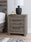 Graystorm Full Panel Storage Bed, Dresser, Mirror and Nightstand