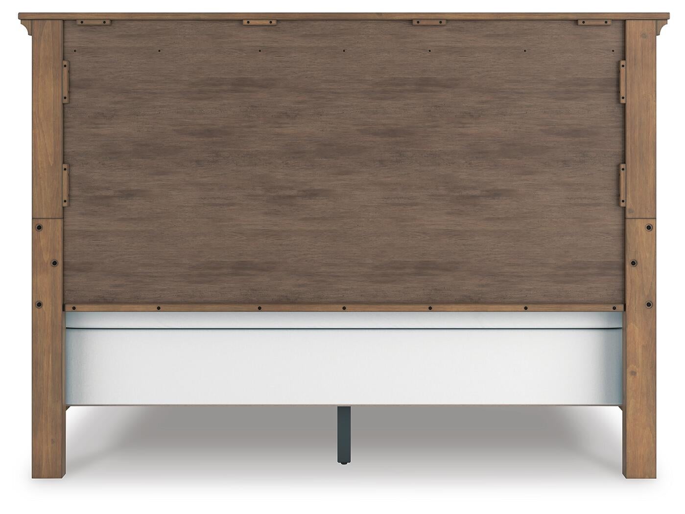 Feddinger King Panel Bed with Mirrored Dresser and Nightstand