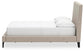 Cielden Full Upholstered Bed with Roll Slats, Dresser and Mirror