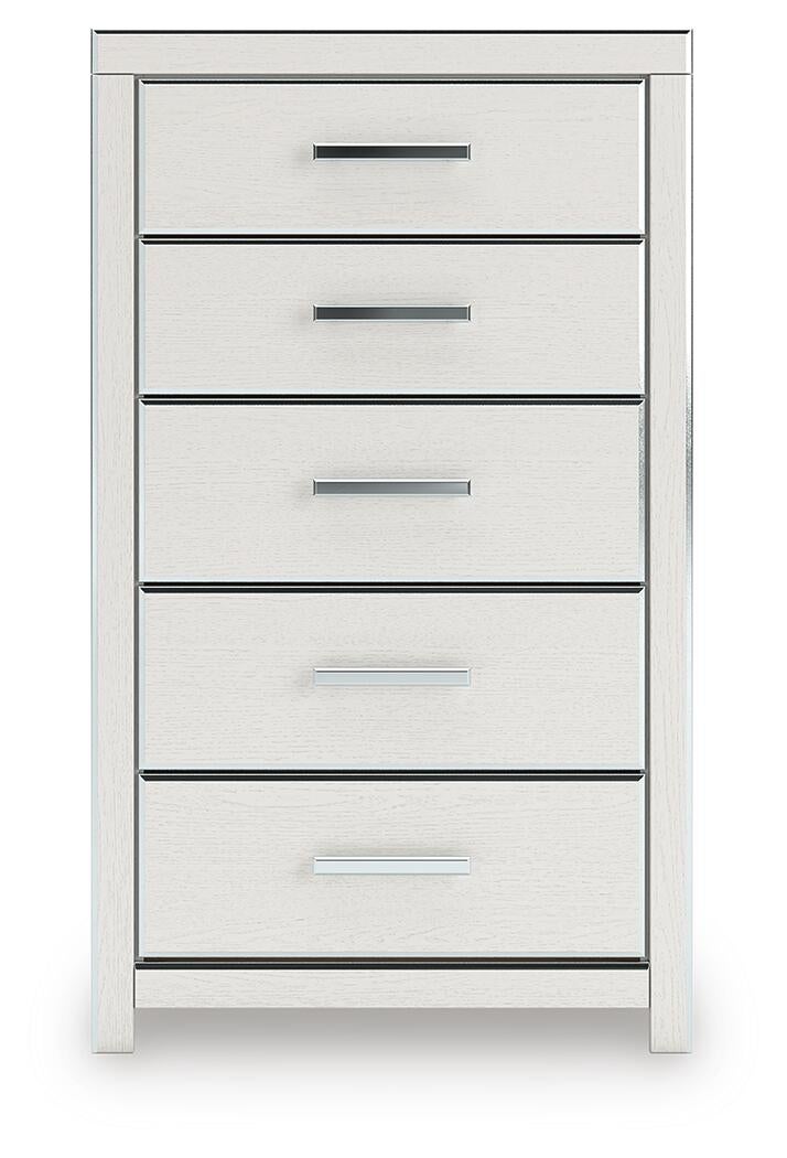 Zuraleus Queen Upholstered Bed, Dresser, Mirror, Chest and Nightstand