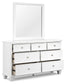 Fortman Full Panel Storage Bed, Dresser, Mirror and Nightstand