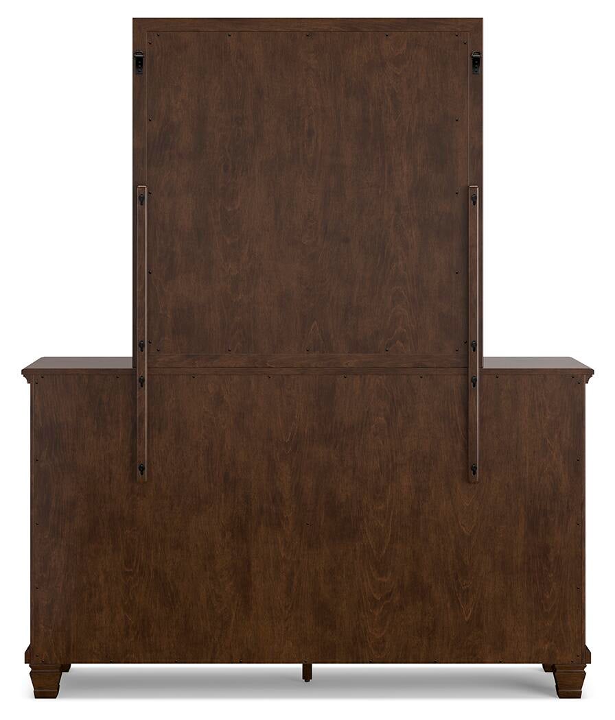 Danabrin Full Panel Storage Bed, Dresser, Mirror and Nightstand