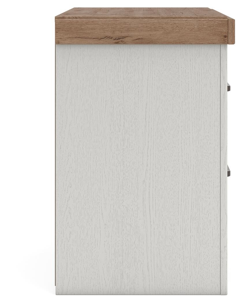 Savonport King Panel Bed with Storage, Dresser, Mirror, Chest and Nightstand