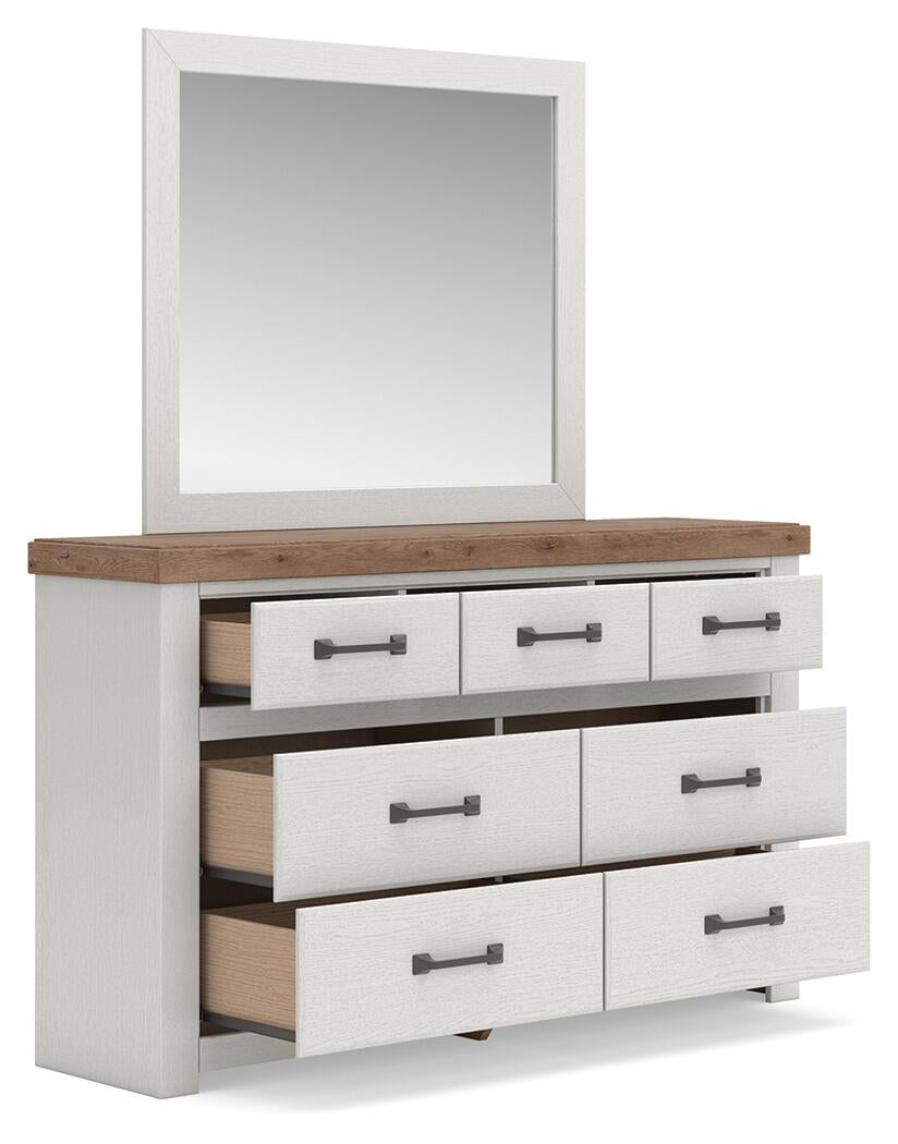 Savonport Queen Panel Bed, Dresser, Mirror, Chest and Nightstand