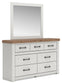 Savonport Twin Panel Storage Bed. Dresser, Mirror and Nightstand