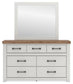 Savonport Twin Panel Storage Bed. Dresser, Mirror and Nightstand