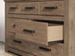 Garistyn King Panel Storage Bed, Dresser, Mirror, Chest and Nightstand