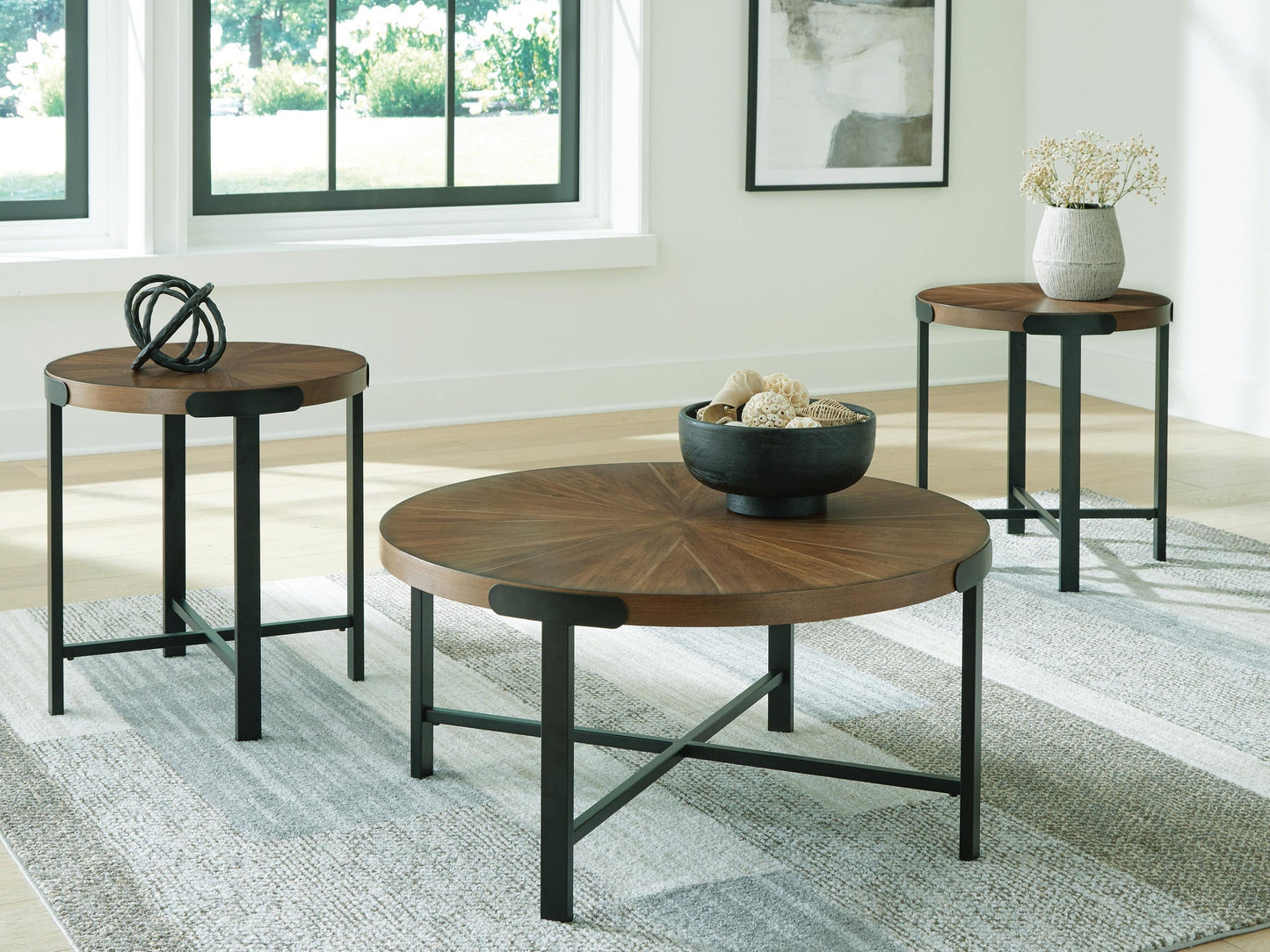 Crosstrail Occasional Table Set (3/CN)