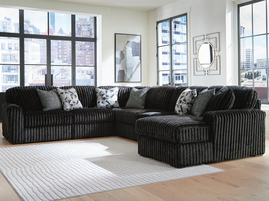 Midnight-Madness 6-Piece Sectional with Chaise
