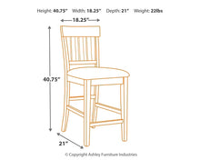 Load image into Gallery viewer, Haddigan Upholstered Barstool (2/CN)
