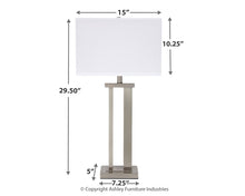 Load image into Gallery viewer, Aniela Metal Table Lamp (2/CN)
