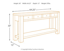 Load image into Gallery viewer, Gavelston Sofa Table
