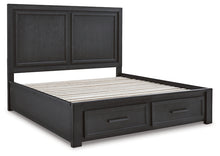 Load image into Gallery viewer, Foyland California King Panel Storage Bed
