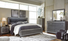 Load image into Gallery viewer, Lodanna King Panel Bed with Mirrored Dresser, Chest and 2 Nightstands
