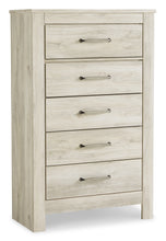 Load image into Gallery viewer, Bellaby Queen Panel Bed with Mirrored Dresser and Chest
