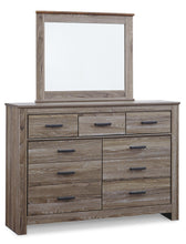 Load image into Gallery viewer, Zelen King Panel Bed with Mirrored Dresser and Chest
