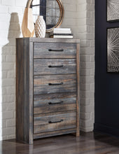 Load image into Gallery viewer, Drystan Full Bookcase Headboard with Mirrored Dresser and Chest
