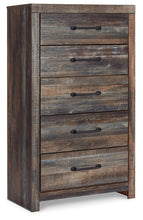 Load image into Gallery viewer, Drystan Queen Bookcase Bed with 4 Storage Drawers with Mirrored Dresser and Chest
