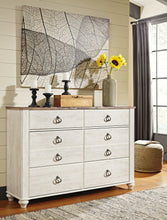 Load image into Gallery viewer, Willowton Queen Panel Bed with Dresser
