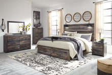 Load image into Gallery viewer, Drystan King Panel Bed with Storage with Dresser
