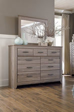 Load image into Gallery viewer, Zelen King Panel Bed with Mirrored Dresser

