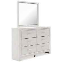 Load image into Gallery viewer, Altyra King Panel Bookcase Bed with Mirrored Dresser and 2 Nightstands
