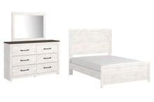 Load image into Gallery viewer, Gerridan Full Panel Bed with Mirrored Dresser
