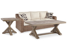 Load image into Gallery viewer, Beachcroft Outdoor Sofa with Coffee Table and End Table
