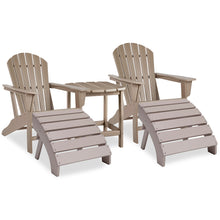 Load image into Gallery viewer, Sundown Treasure 2 Outdoor Adirondack Chairs and Ottomans with Side Table
