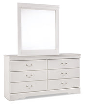 Load image into Gallery viewer, Anarasia  Sleigh Bed With Mirrored Dresser
