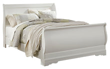 Load image into Gallery viewer, Anarasia  Sleigh Bed With Mirrored Dresser

