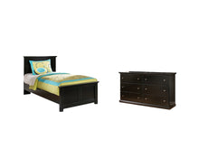 Load image into Gallery viewer, Maribel Twin Panel Bed with Dresser
