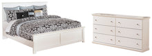 Load image into Gallery viewer, Bostwick Shoals King Panel Bed with Dresser
