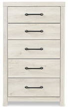 Load image into Gallery viewer, Cambeck Queen Panel Bed with 4 Storage Drawers with Mirrored Dresser, Chest and Nightstand
