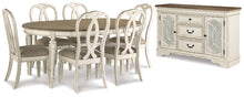 Load image into Gallery viewer, Realyn Dining Table and 6 Chairs with Storage
