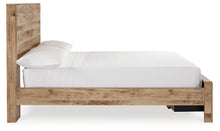 Load image into Gallery viewer, Hyanna Full Panel Storage Bed with Mirrored Dresser and Chest
